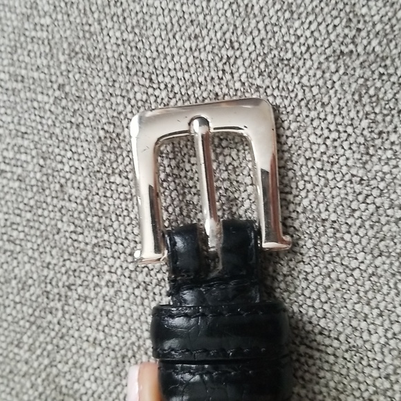 Laura Gayle 90s black snake belt size Large - Picture 2 of 6